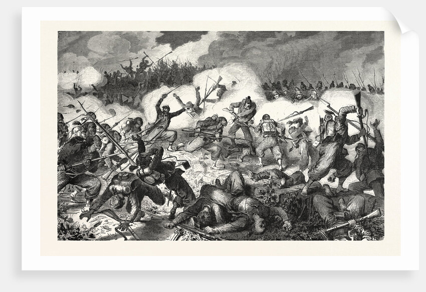 Fight the 10th Bavarian Battalion of Hunters against the Turcos in the Vineyards of Wissembourg the August 4 1870 by Anonymous
