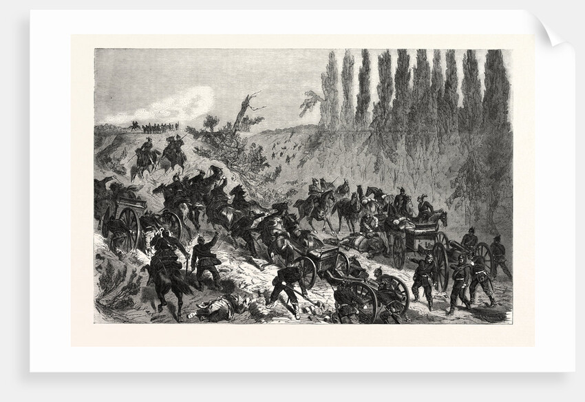 Ascension of the Heights of Spicheren by a Prussian Battery, the 6 August 1870 by Anonymous