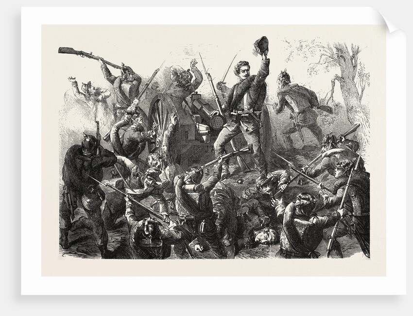 A Gun at Worth in the Evening of August 6 1870 by Anonymous