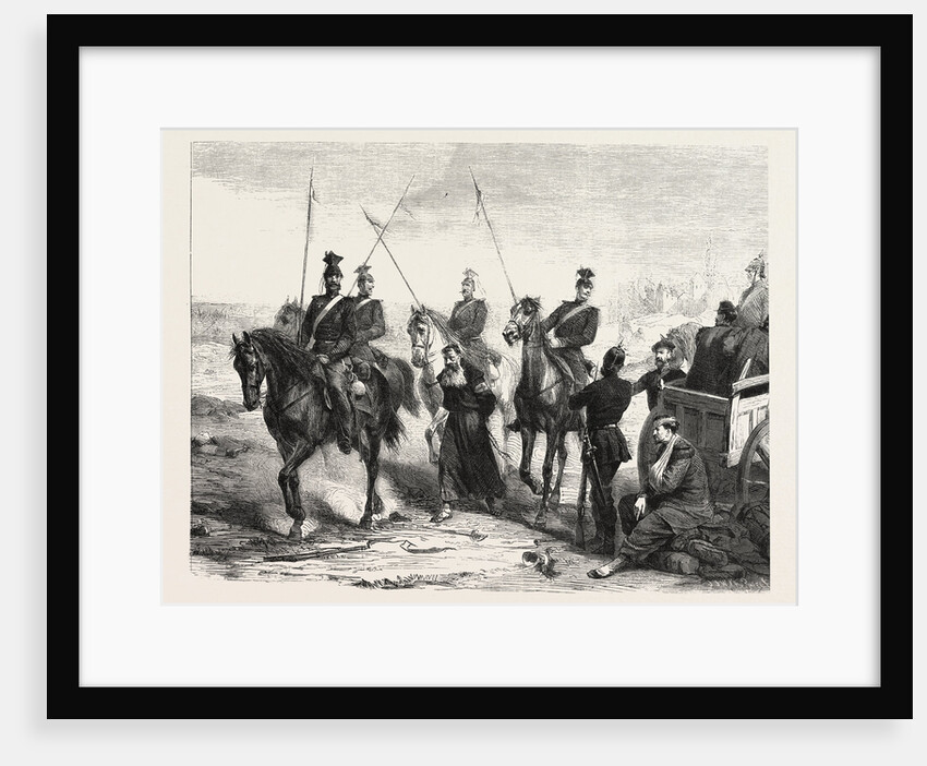 Arrest of a French Spy, 24 August, to Metz, 1870 by Anonymous