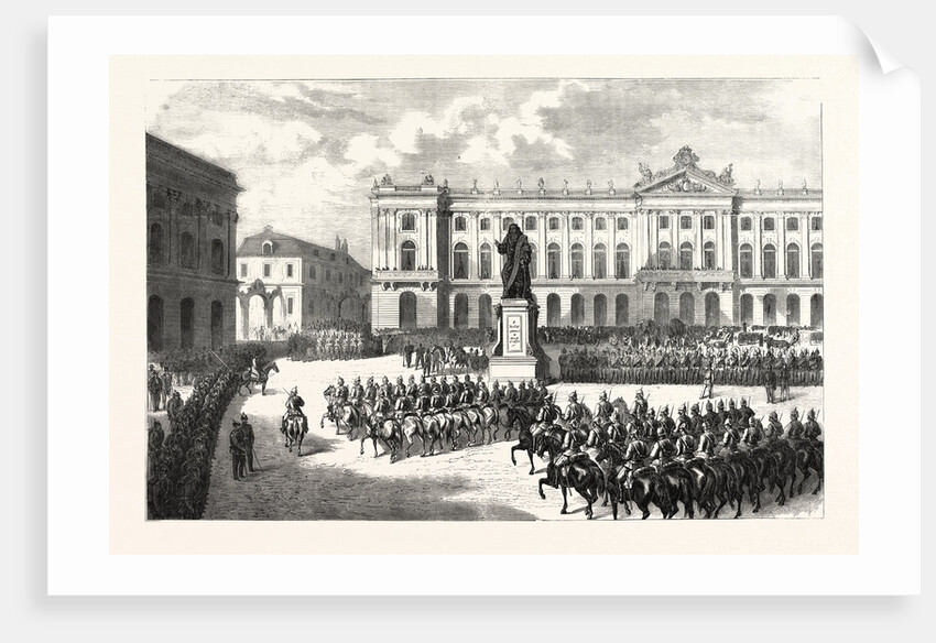 Prussian Troops Arrival on the Place Stanislas, Nancy, 15 August 1870 by Anonymous
