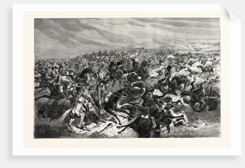 Rapid Fire of the Prussian Infantry Riders against the French Cavalry, the Battle of Sedan, September 1 1870 by Anonymous