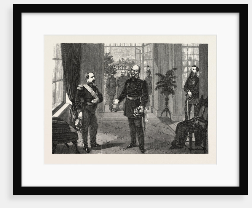 King William and the Emperor Napoleon at the Chateau De Bellevue Near Sedan, September 2 1870 by Anonymous