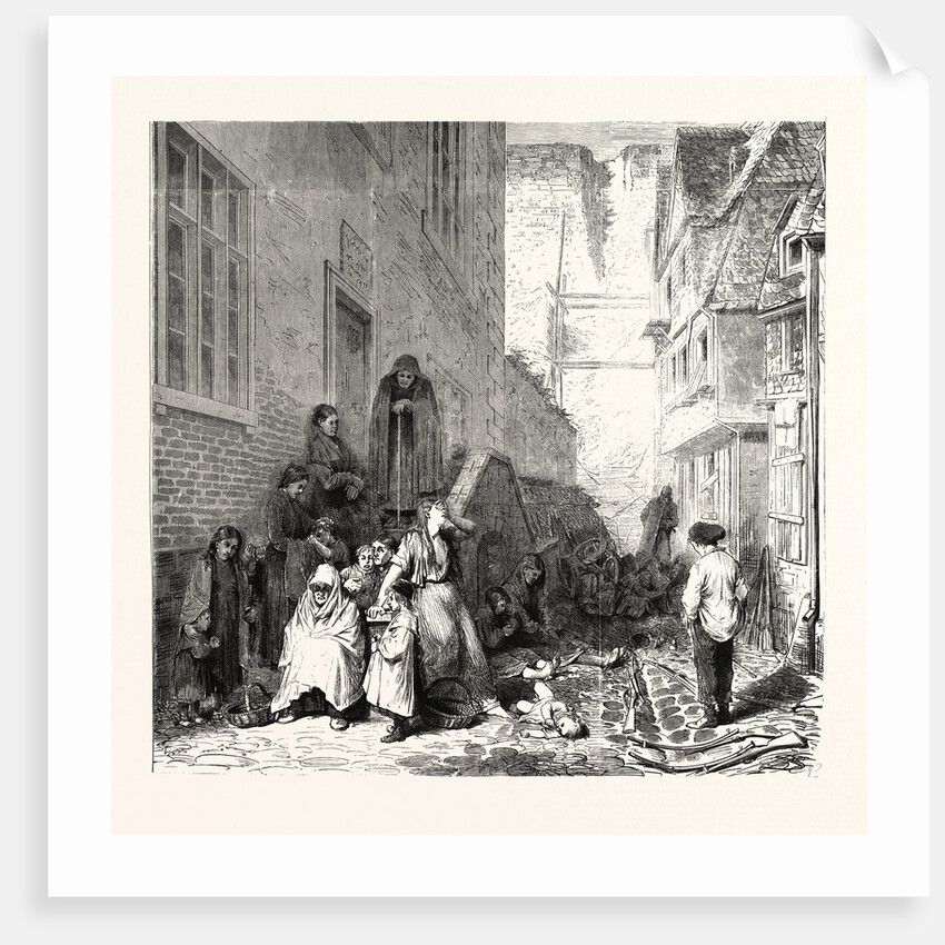 A Side Street in Sedan after the Surrender 1870 by Anonymous