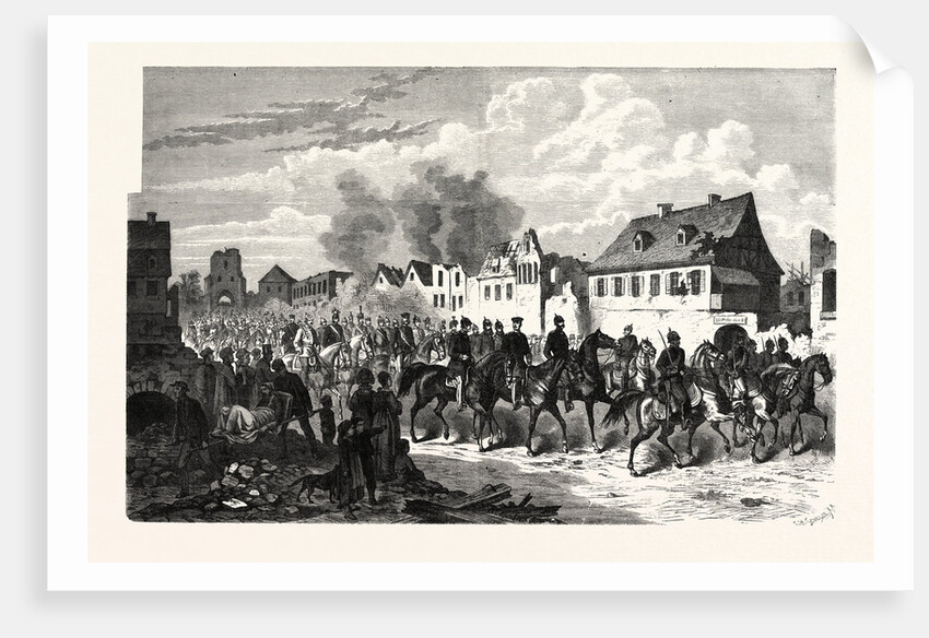 General Werder in Strasbourg, September 30 1870 by Anonymous