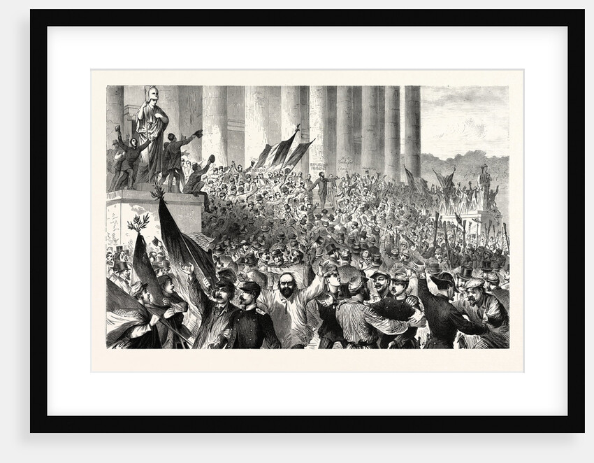 Gambetta Proclaim the Republic, Paris, September 4 1870 by Anonymous