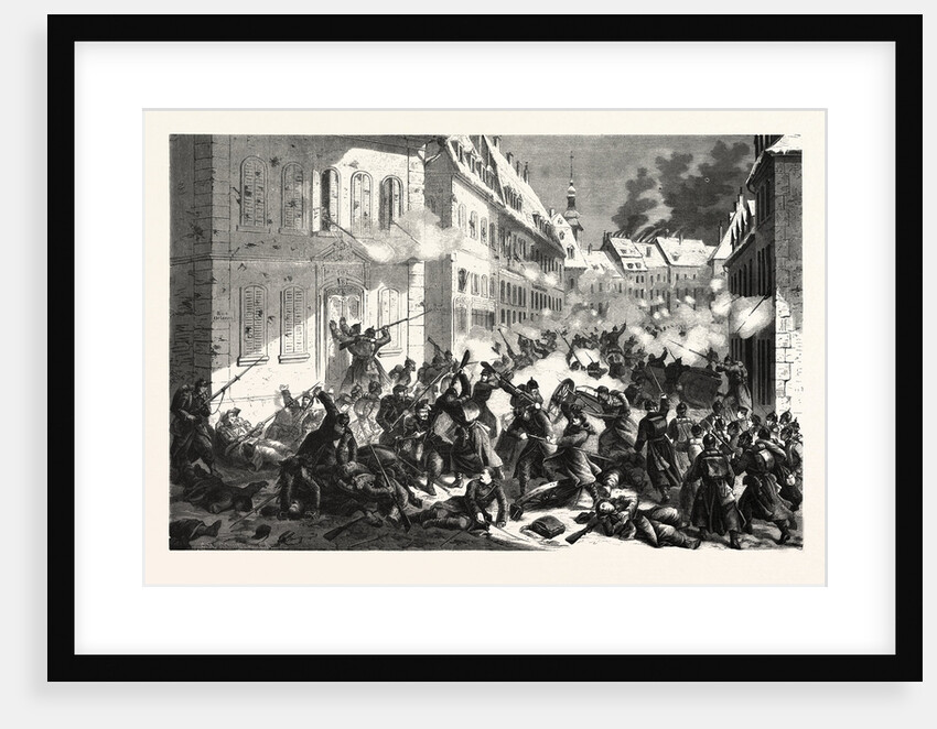Fighting in the Streets of Mans, January 12 1870 by Anonymous