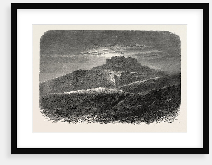 The Citadel (Castle) Belfort, Engraving 1870 by Anonymous