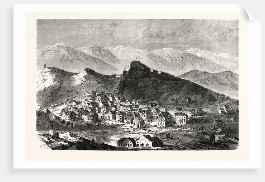 The City and the Fortress of Belfort, February 18 by Anonymous