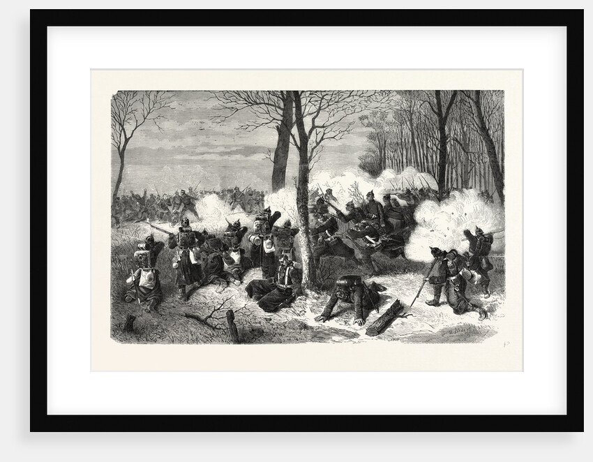 Bourget Defence by French Sailors on 24 December 1870 by Anonymous