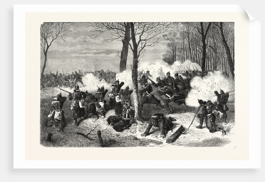 Bourget Defence by French Sailors on 24 December 1870 by Anonymous