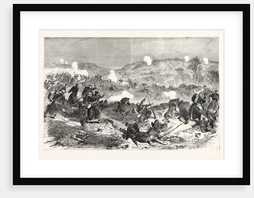 The French and the Saxons Near Villers, November 30 1870 by Anonymous