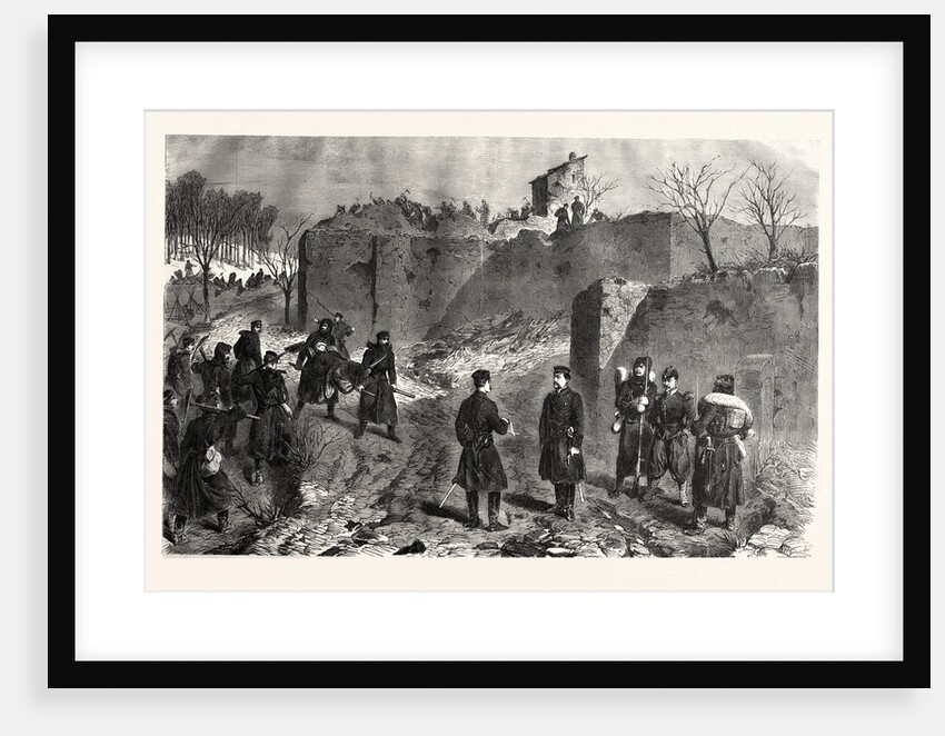 Demolition of French Batteries on the Mont-Avron by Anonymous