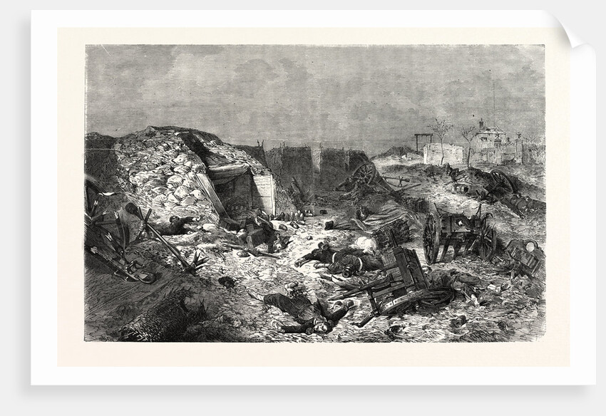 French Battery Left on Mont-Avron by Anonymous