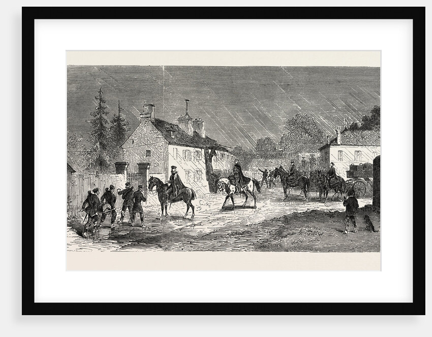 Installing the Telegraph at Grand Tremblay by Anonymous
