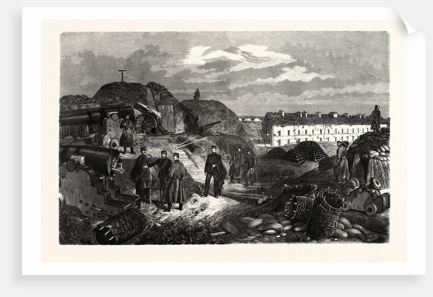Inside View of Fort Nogent Near Paris, Occupied by Troops of Wurttemberg by Anonymous