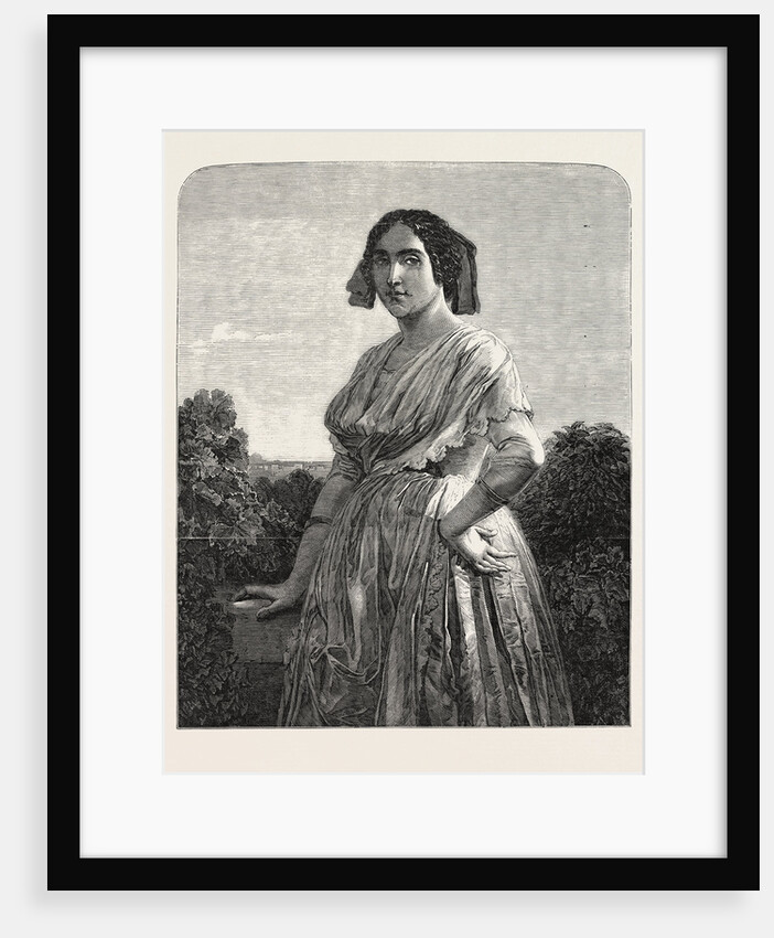 Roman Country Girl. From a Painting by Riedel by Anonymous