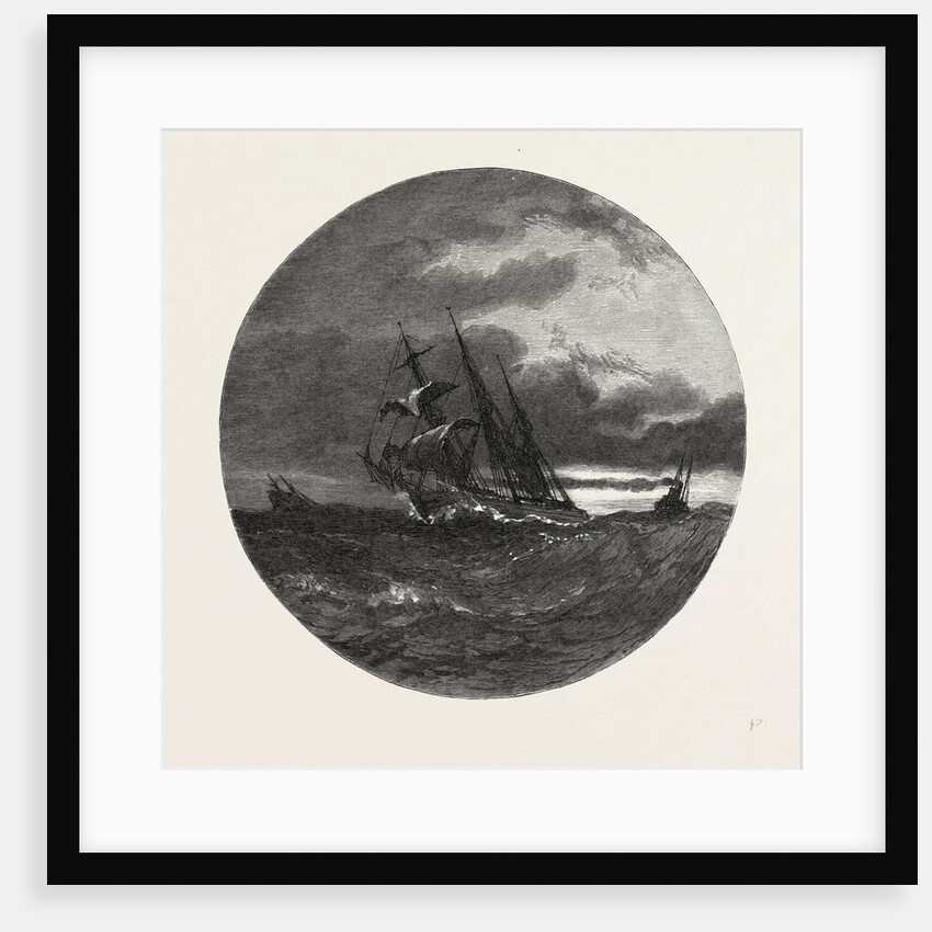 A Storm on Lake Erie, Canada by Anonymous