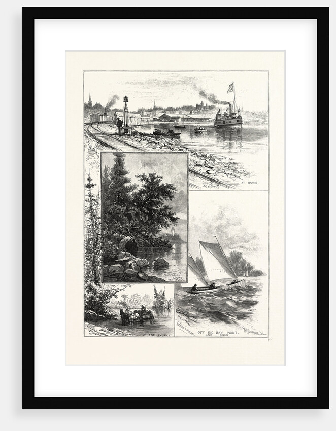 Georgian Bay and the Muskoka Lakes, Scenes About Lake Simcoe, Canada by Anonymous