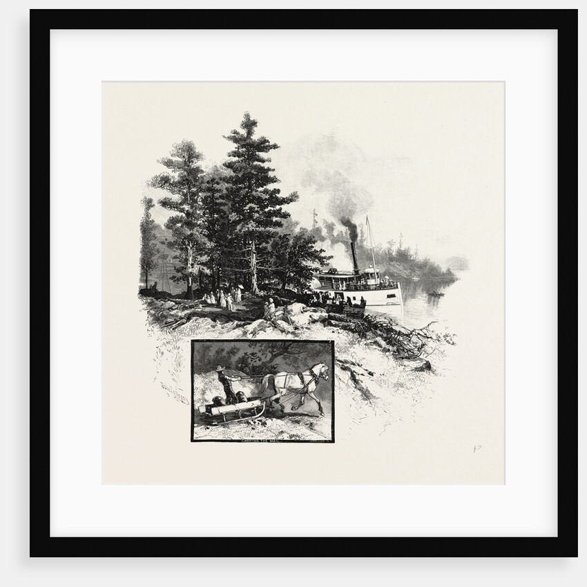 Georgian Bay and the Muskoka Lakes, at the Landing, Rosseau, Canada by Anonymous