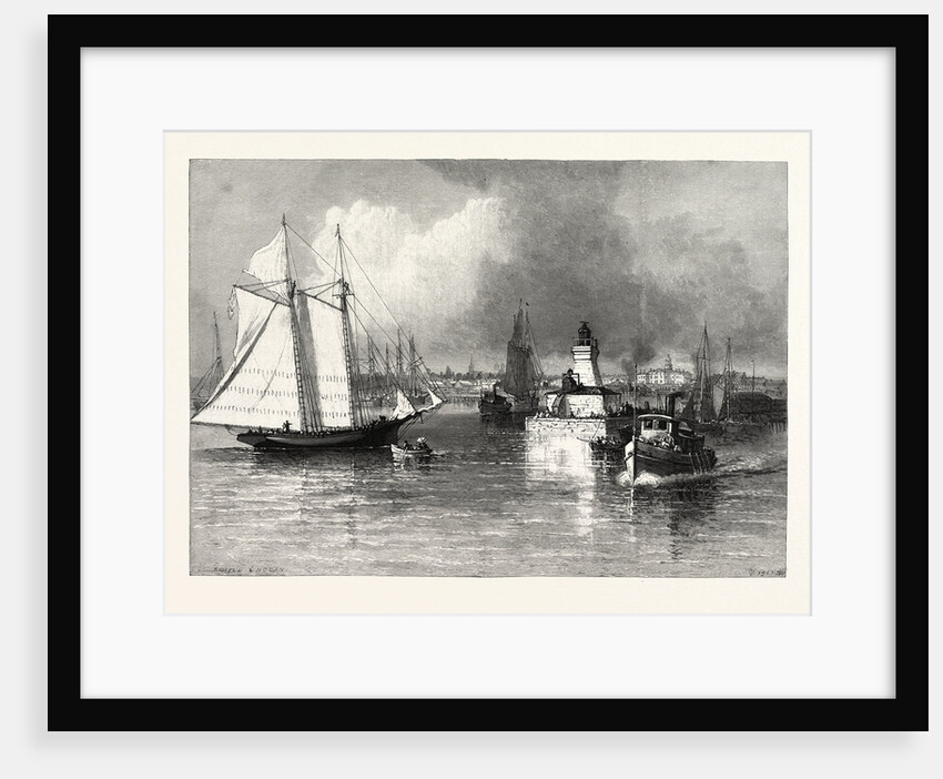 The Harbour-Mouth, Cobourg, Canada by Anonymous