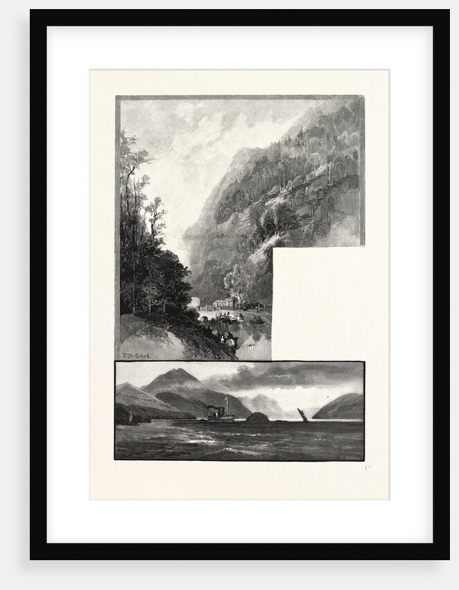 South Eastern Quebec, Owl's Head, from Mountain House (Top); Owl's Head, from Lake Memphremagog (Bottom), Canada by Anonymous