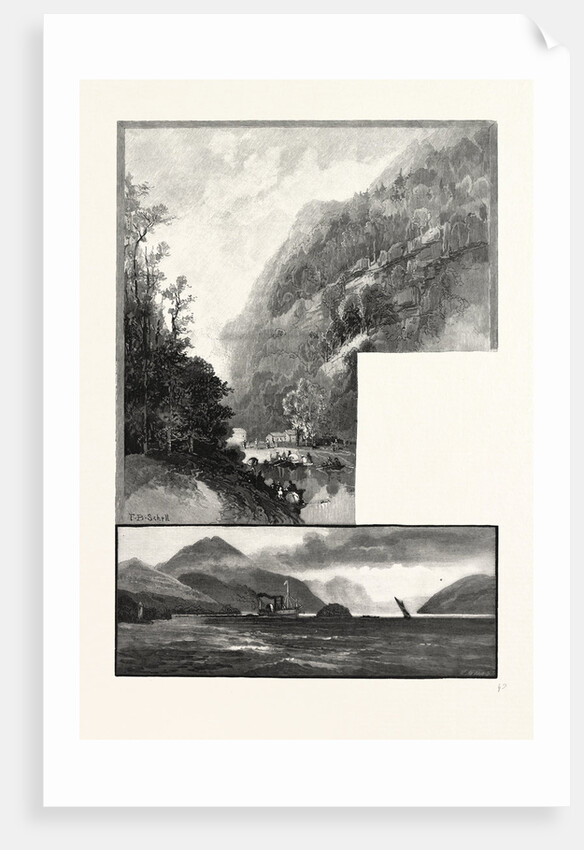 South Eastern Quebec, Owl's Head, from Mountain House (Top); Owl's Head, from Lake Memphremagog (Bottom), Canada by Anonymous
