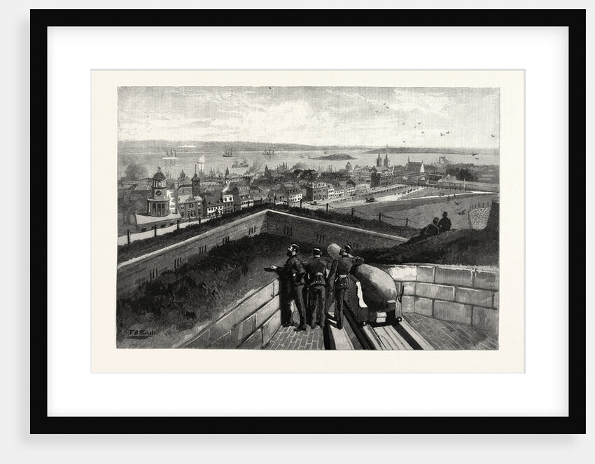 Nova Scotia, Halifax, from Citadel, Canada by Anonymous