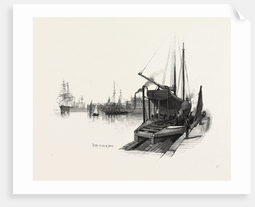 Nova Scotia, Marine Slip and Docks, Yarmouth, Canada by Anonymous