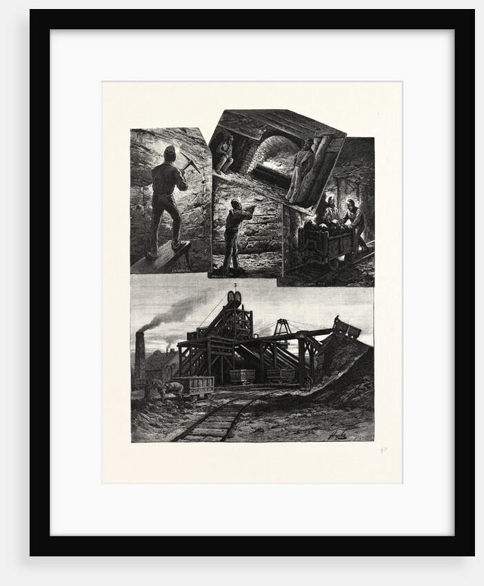 Nova Scotia, Mining Scenes in the Caledonian Mines, Canada by Anonymous