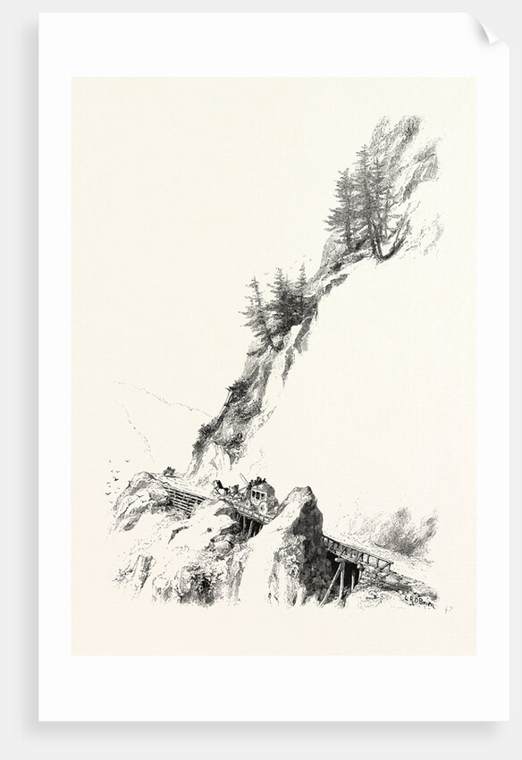 British Columbia, Waggon Road on the Fraser, Canada by Anonymous