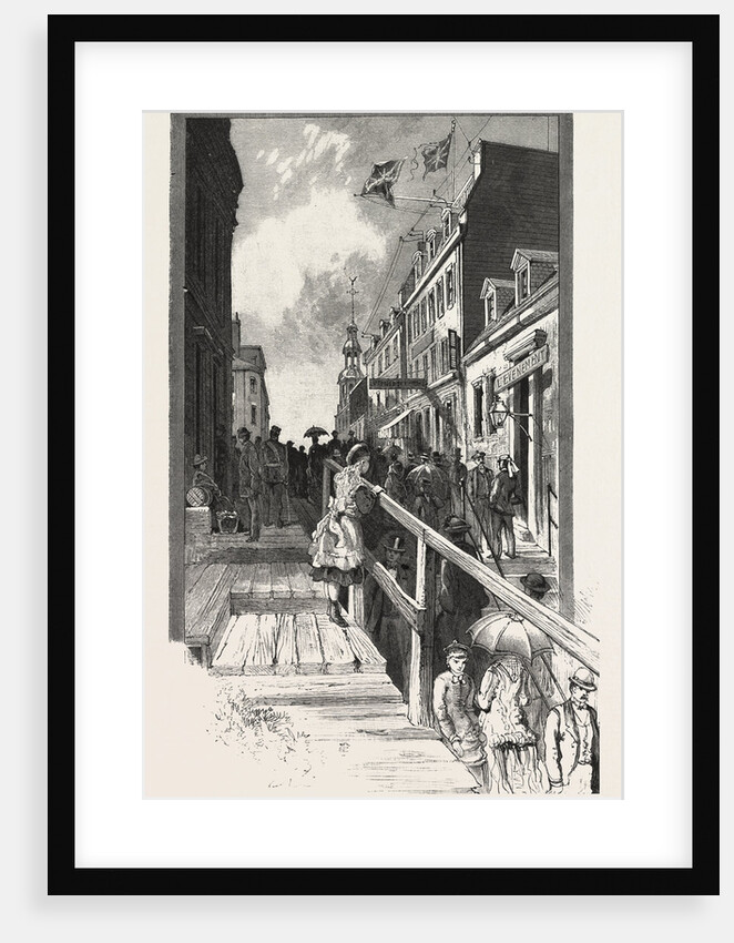 Buade Street, Named after Frontenac, Quebec, Canada by Anonymous