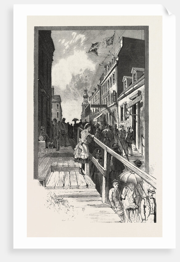 Buade Street, Named after Frontenac, Quebec, Canada by Anonymous