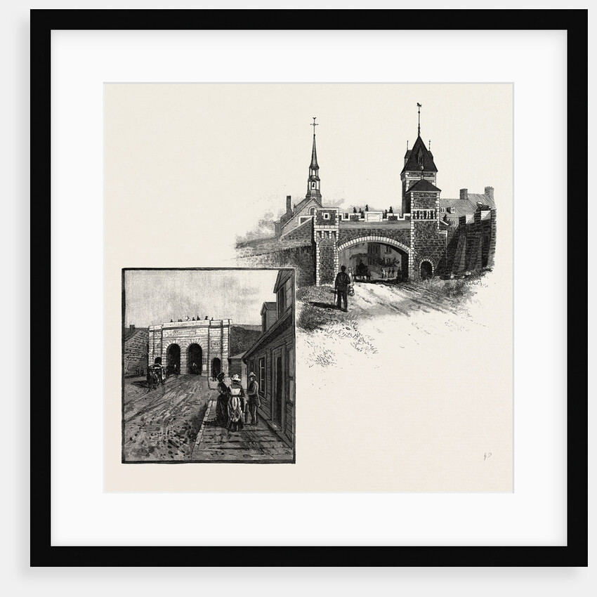 Quebec, St. John's Gate; Kent Gate, Canada by Anonymous