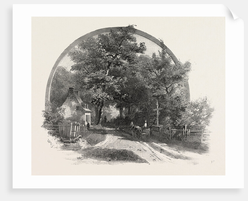 On the Road to St. Joachim, Canada by Anonymous