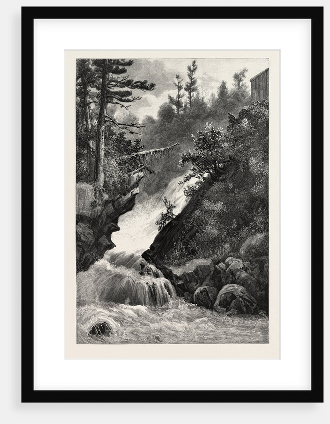 French Canadian Life, Falls of Lorette, Canada by Anonymous