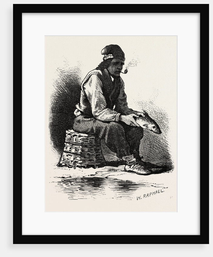French Canadian Life, Half-Breed Fisherman, Canada by Anonymous