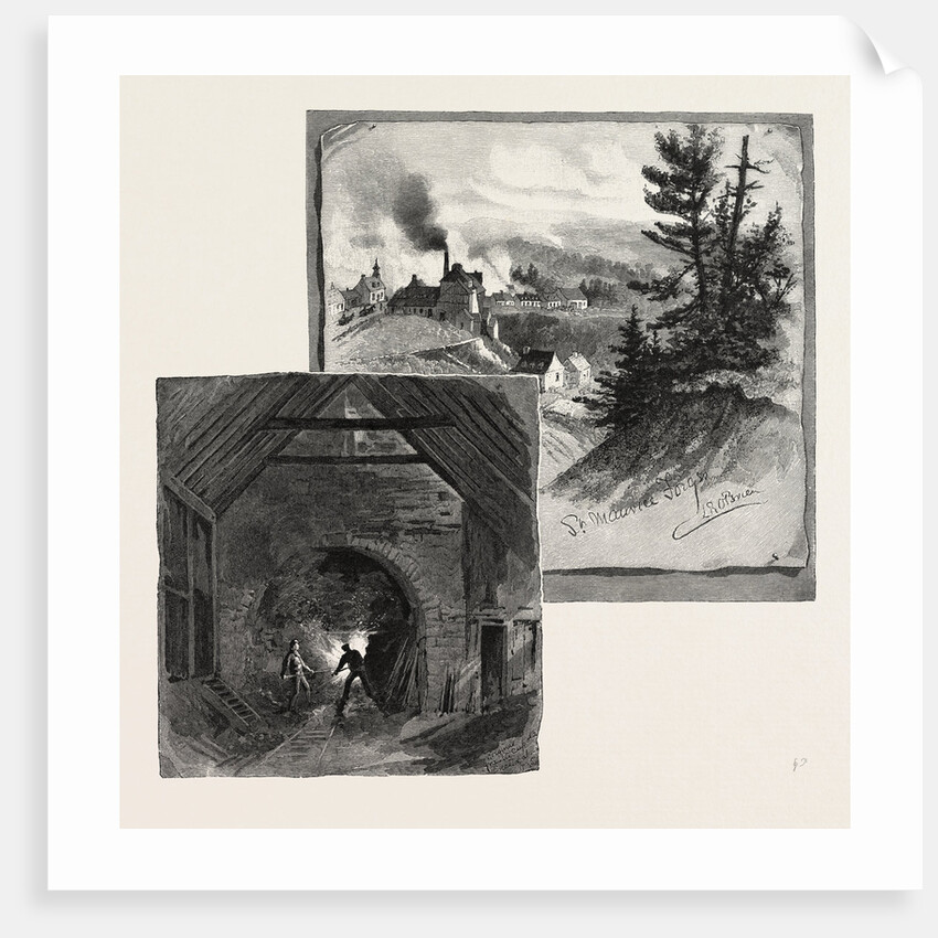 French Canadian Life, St. Maurice Forges, Canada by Anonymous