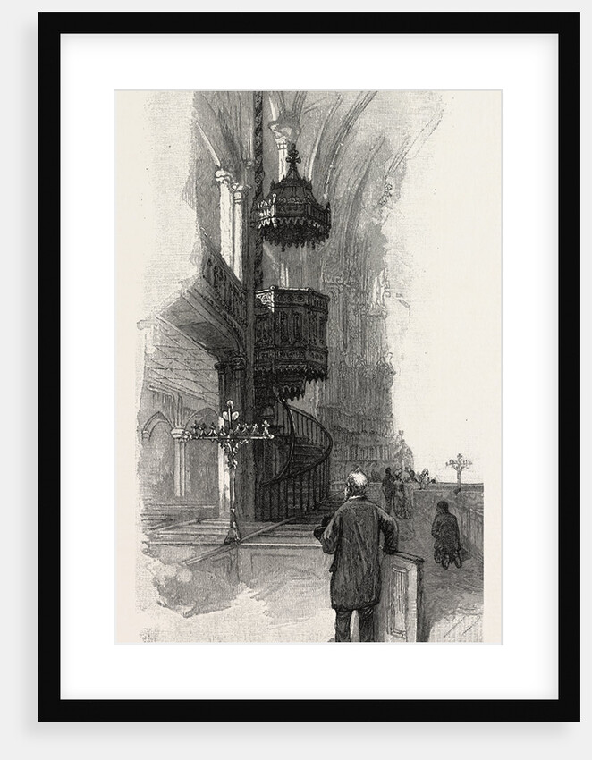 Montreal, Pulpit of Notre Dame, Canada by Anonymous