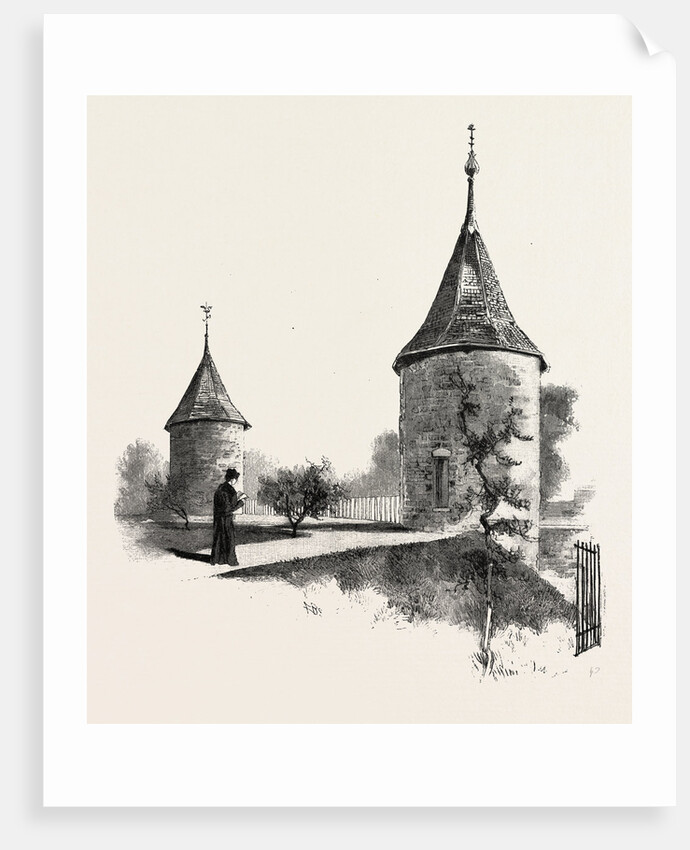 Ancient Towers at Montreal College, Canada by Anonymous