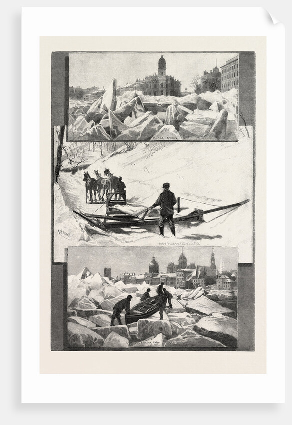 Montreal Winter Scenes, Canada by Anonymous