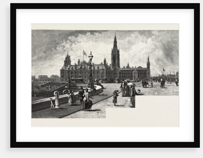 Ottawa, Western Block, Departmental Buildings, Canada by Anonymous