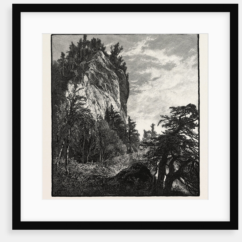 A Laurentian Bluff, Canada by Anonymous