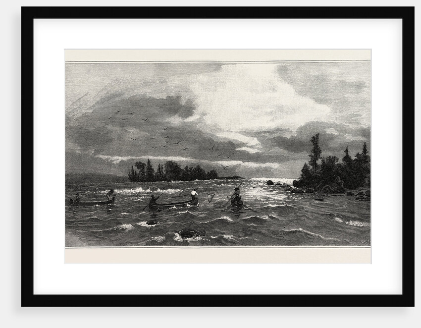 The Upper Lakes, the Sault Ste. Marie Rapids, Canada by Anonymous