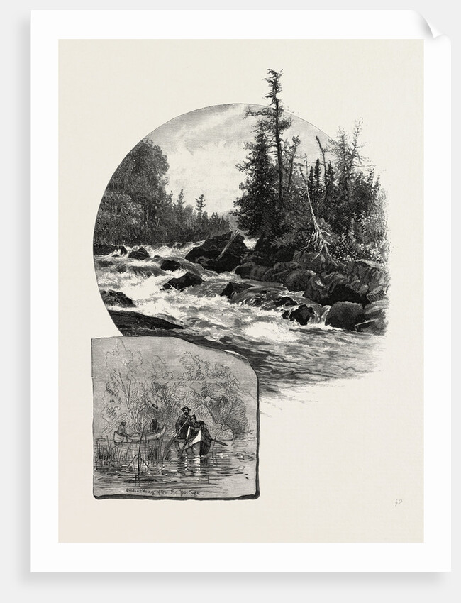The Upper Lakes, on the Kaministiquia, Canada by Anonymous