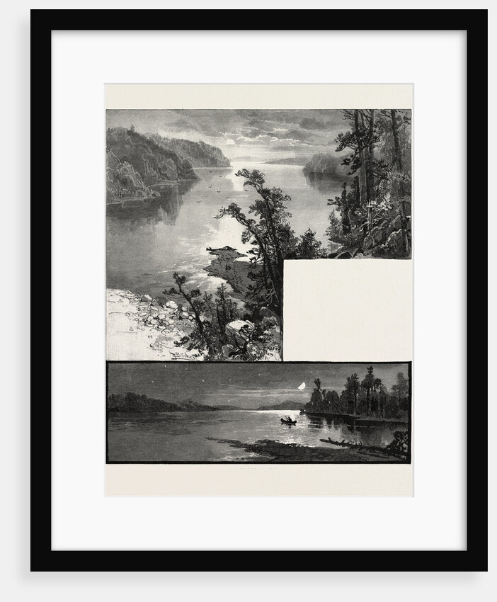 Manitoba, Cross Lake (Bottom), Lake Deception (Top), Canada by Anonymous