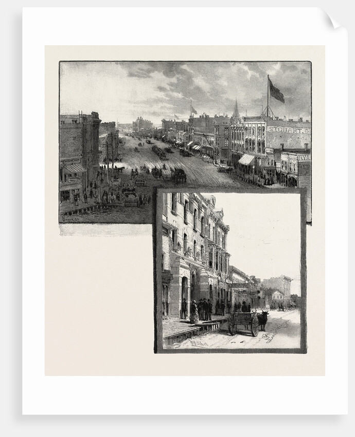 Manitoba, Main Street Winnipeg, Canada by Anonymous