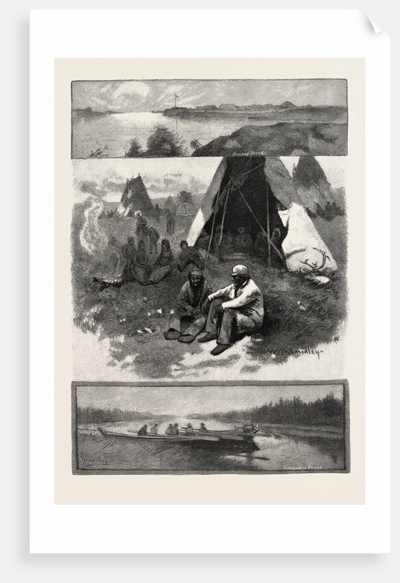 Scenes Along the Nelson River, Canada by Anonymous