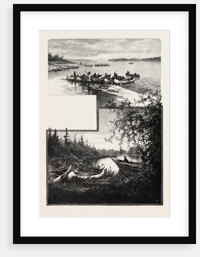 On the Great and Little Churchill Rivers, Canada by Anonymous