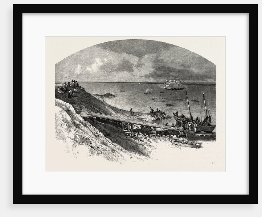 York Factory Arrival of Hudson's Bay Company's Ship, Canada by Anonymous
